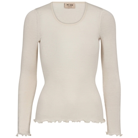 Mos Mosh Elaine Seamless Bluse, Ecru